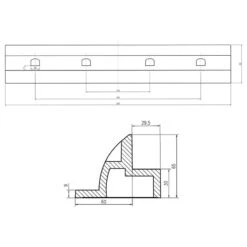 WATTSTUNDE® Solar Mounting Spoiler Set Black 53cm 5 WATTSTUNDE® Solar Mounting Spoiler Set Black 53cm -Solar Charging Equipment Store 201 1008 3