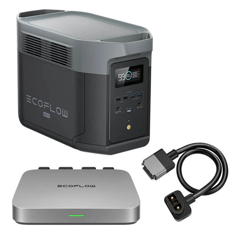 Ecoflow PowerStream Balcony Solar System 600W - Delta 2 Max 3 Ecoflow PowerStream Balcony Solar System 600W - Delta 2 Max