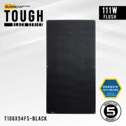SUNBEAMsystem Tough 111W Flush - Black 25 SUNBEAMsystem Tough 111W Flush - Black -Solar Charging Equipment Store sunbeamsystem tough 111w flush black cover