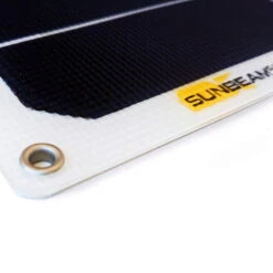 SUNBEAMsystem Tough 55W Flush 20 SUNBEAMsystem Tough 55W Flush -Solar Charging Equipment Store sunbeamsystem tough 55w flush close up corner with grommet