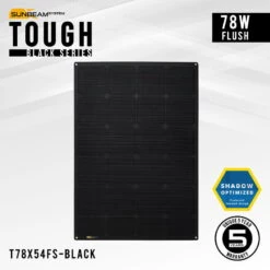 SUNBEAMsystem Tough 78W Flush - Black 30 SUNBEAMsystem Tough 78W Flush - Black -Solar Charging Equipment Store sunbeamsystem tough 78w flush black cover