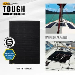 SUNBEAMsystem Tough Black 55W Long Flush 27 SUNBEAMsystem Tough Black 55W Long Flush -Solar Charging Equipment Store sunbeamsystem tough black 55w long flush m4 tough black