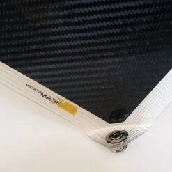 SUNBEAMsystem Tough+ Carbon 116W Solar Panel -Solar Charging Equipment Store sunbeamsystem tough carbon 116w solar panel corner close up