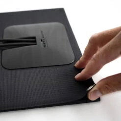 SUNBEAMsystem Tough Fold 124,5 W -Solar Charging Equipment Store sunbeamsystem tough fold 124w junction box close up