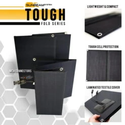 SUNBEAMsystem Tough Fold 124,5 W -Solar Charging Equipment Store sunbeamsystem tough fold 124w online ad 1