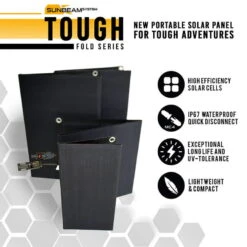SUNBEAMsystem Tough Fold 62 W -Solar Charging Equipment Store sunbeamsystem tough fold 62w online ad 2