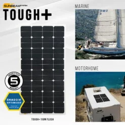 SUNBEAMsystem Tough+ 58W Flush -Solar Charging Equipment Store sunbeamsystem tough 58w flush 2021 m3 tough
