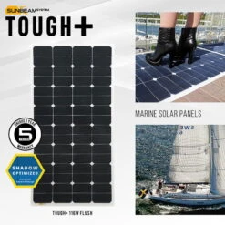 SUNBEAMsystem Tough+ 58W Flush -Solar Charging Equipment Store sunbeamsystem tough 58w flush 2021 m4 tough